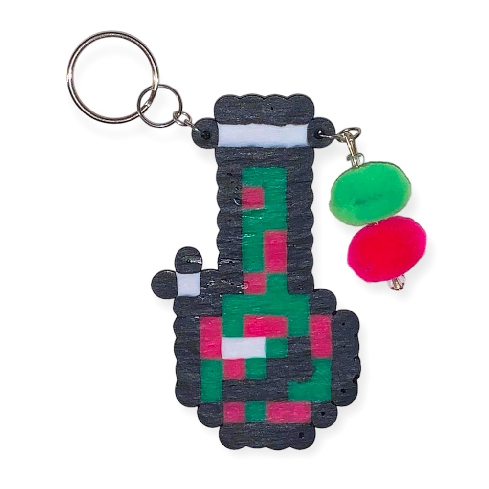 Keychain Accessory in Watermelon - Handmade by Rainbow Soul